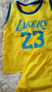 3 Pairs NBA Terno Cotton Spandex Baby Boy Outfits for 0-2yr Olds