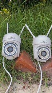 Homemall i8 Full Color FHD 8MP Outdoor IP Camera 2.4G WiFi with Night Vision and Dual Light Source