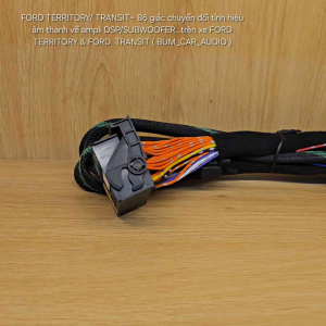 FORD TERRITORY/ TRANSIT~ Bộ giắc chuyển đổi tính hiệu âm thanh về ampli DSP/SUBWOOFER...trên xe FORD TERRITORY & FORD TRANSIT ( BUM_CAR_AUDIO )