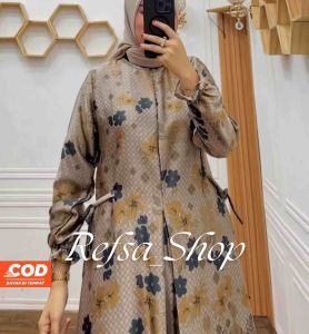 READY DRESS OLIVIA SILK PREMIUM | GAMIS MOTIF TERLARIS 2024 | GAMIS SILK PREMIUM | BUSUI FRIENDLY