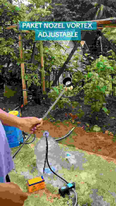 Stik sprayer elektrik stik sprayer stik semprotan hama nozel adjustable vortex semprotan PAKET stik selang handle