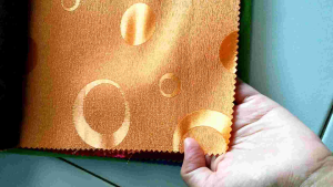 gorden gordeng hordeng jendela minimalis polkadot Tebal