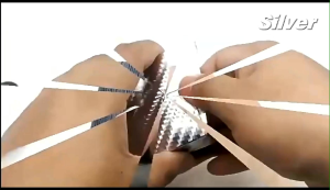 Kartu Remi Silver Lapisan Foil
