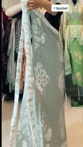 Kebaya ayuni set pario ikat viscose semi sutra hand made batik