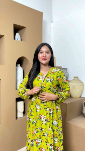 GAMIS RAYON PREMIUM // GAMIS TERBARU 2024 KEKINIAN MURAH VIRAL RAYON ADEM RESLETING DEPAN BUSUI