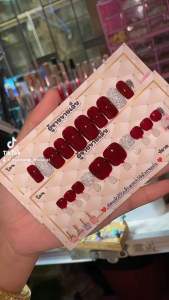 เล็บเจลแท้ 100% เซทคู่ มือ เท้า ใหม่ กลิ่น 1 หลายรายการ แดงมะเหมี่ยว