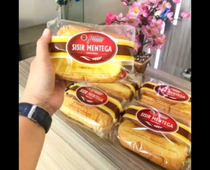Roti Sisir mentega 1 pack isi 5 bungkus