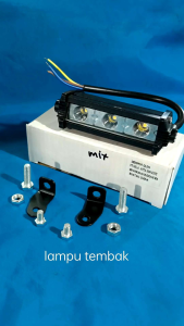 Lampu Tembak 3 Mata Super LED: Pencahayaan Outdoor & Tahan Air