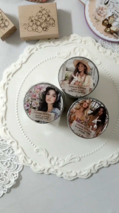 Fairy Lights Journal - READY STOCK/ art journaling/ scrapbook deco/ LG: Lights Beige Home Farmstead girls PET tape (kiss cut)