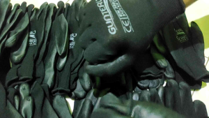 SARUNG TANGAN PALM FIT / KERJA TUKANG POLOS LAPISAN PU