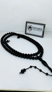 tasbih butiran akar bahar hitam size 9 mm