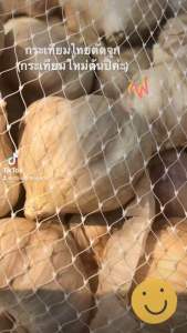 กระเทียมไทยตัดจุก 1 กิโลกรัม (ไม่มีต้น)