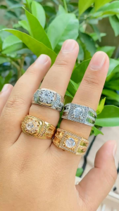 RinaXp - Cincin Cowok Motif Kota & Desain Unik