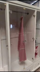 lemari pakaian 4p kaca gamis