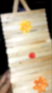 Gantungan Tempat Pensil & Makeup Dari Stik Es Krim