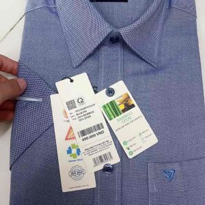 Áo sơ mi viettien ngắn tay lai ngang (1P2162)