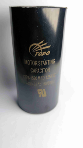 Topo Starting Capacitor 1376-1580uf 125v Water Pump
