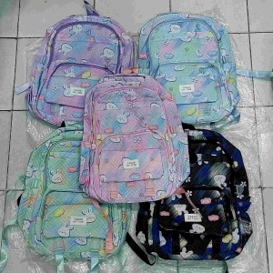 Tas Ransel Motif Cute Warna Gradasi JY623 Import