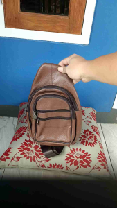 TAS SLIMBAG KULIT/TAS DADA KULIT BESAR/TAS SLEMPANG PRIA KULIT SAPI