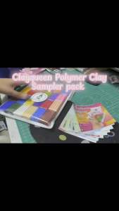 CS24 24colors Clayqueen Polymer Clay Sampler packs 500g | Ovenbaked clay set Clay souvenirs | B6435