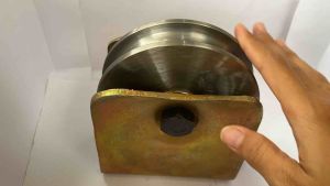 Roda Pagar Besi Super As 12cm | Roda pagar jumbo