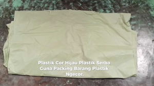 Plastik Cor Hijau 7.5 Kg Plastik Serba Guna Packing Barang Plastik Ngecor
