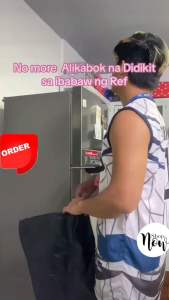 Ref Cover or Fridge Top Cover made of Geena Fabric and US Katrina Fabric with Foam