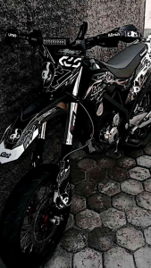 DECAL KAWASAKI DTRACKER - BOLEH REQUES NAMA KALIAN . AJRT.RA.029