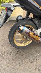 Knalpot Racing Sarangan BOR Inlet 38mm Tipe X-DOOM CLUSTER YINYANG Full Steinless Original Pavta