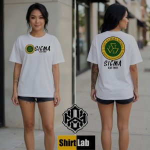 Shirtlab Tau Gamma Sigma Green Trilogo Triskelion Fraternity Tshirt v1