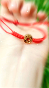 Vòng Tay Lắc Tay Dây Chỉ Đỏ May Mắn Mix Charm Đồng Tiên vàng - MS017