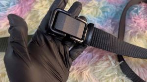 Belt for men Toothless Metal automatic buckle
