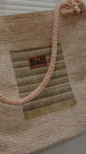 Tas Jinjing Wanita Fashion Terbaru// Totebag Tali Sumbu Hitam