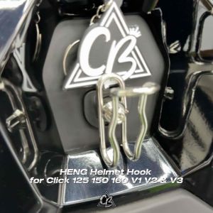 CB MOTO: HENG HELMET HOOK FOR CLICK 125 150 160 V1 V2 & V3