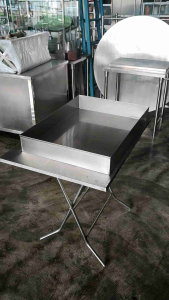 CMS กระบะซีฟู้ด stainless steel tray 50*68 ซม.สูง 10 ซม. ความหนา 0.8 มม