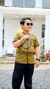Setelan Muslim Koko Anak Ezaz (celana biasa dan joger) by Y2 Kidswear