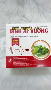 ĐỊNH ÁP VƯƠNG - MIỄN PHÍ VẬN CHUYỂN - DƯỢC PHẨM Á ÂU - ỔN ĐỊNH HUYẾT ÁP GIẢM BIẾN CHỨNG DO HUYẾT ÁP GÂY RA