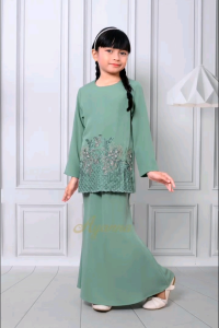 Baju Raya 2024 🌸 Syamimi Lace Kurung Kid 🌸