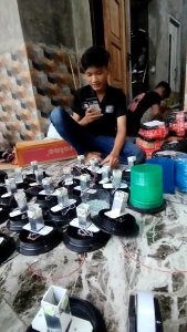 Rotari Blitz 1x Kedip Lampu Rakitan - 4LED Hpl 12/24 Volt - Truk