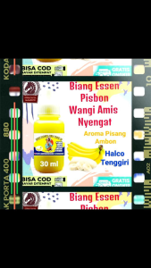 Essen PISBON gacor bangor jitu: Target Rame/Babon untuk harian Kilogebrus dan Lomba Aroma Pisang Ambon mix Halco Tenggiri Amis nyengat