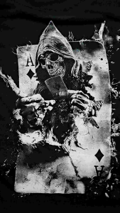 KAOS RAGLAN PRIA SABLON KARTU AS DEPAN BELAKANG | KAOS RAGLAN PRIA LEMAN 3/4 | ATASAN PRIA | KAOS MURAH | KAOS DISTRO | KAOS SIMPLE | T-SHIRT PRIA