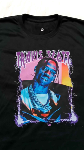 Kaos Distro Travis Scott Premium Quality - Baju Kaos Lengan Pendek Pria Wanita Dewasa Remaja Tebal