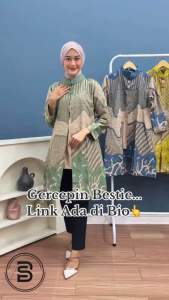 Batik Couple Baju Batik Couple Modern Tunik Bolero dan Kemeja