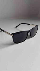 Kính Râm Nam Nữ Thời Trang Tròng Thủy Tinh Màu Đen - Tặng Kèm Hộp