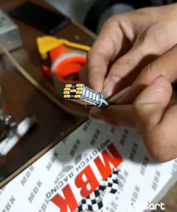 lampu sen dajjal sen led T10 lampu senja harga sepasang kanan kiri
