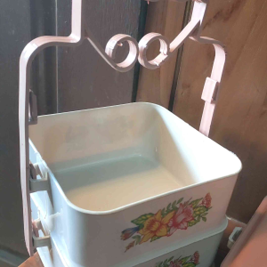 RANTANG PLASTIK SEGI SUSUN TIGA WADAH TEMPAT PENYIMPANAN MAKANAN