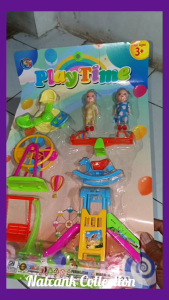 Taman Bermain Mainan anak Perempuan 1 Set / Mainan taman bermain anak miniatur
