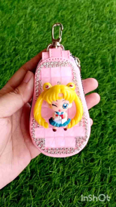 Dompet Gantungan Kunci Mobil/Motor Sailormoon | Dompet STNK Bling Bling