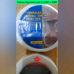 Kassa Gypsum 1 Inch Ada Lem Tipis / Lakban Gypsum 2.5CM