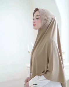HIJAB BERGO INSTAN JUMBO KEEN MATT JERSEY PREMIUM BY KEEN DAN Q-NANTI